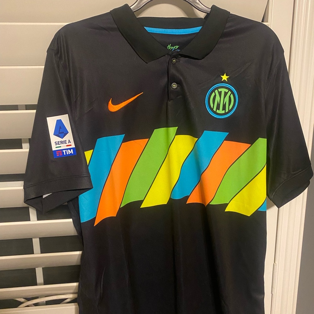 Inter Milan 21/22 Third Jersey w/ Lautaro #10 & Serie A Patch